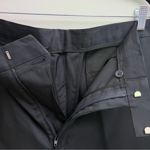 Perry Ellis Portfolio Navy Luxe Dress Pants NWT Mens’ 38x30 - Picture 3 of 10